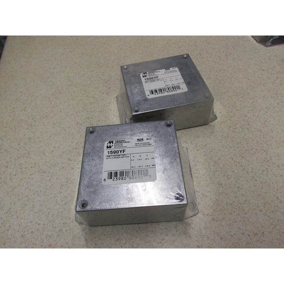 Hammond 1590YF Metal box Lot of 10