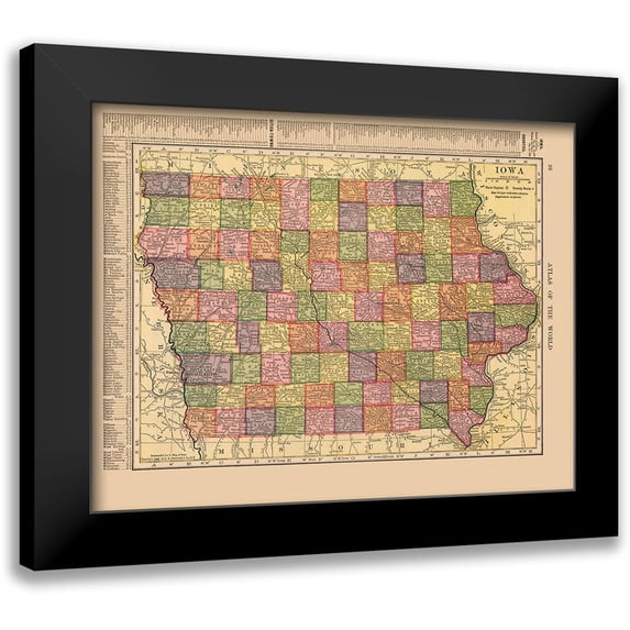 Hammond 18x15 Black Modern Framed Museum Art Print Titled - Iowa - Hammond 1910
