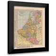 thumbnail image 1 of Hammond 19x24 Black Modern Framed Museum Art Print Titled - Europe Netherlands Belgium - Hammond 1910, 1 of 5