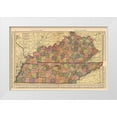 thumbnail image 1 of Hammond 32x22 White Modern Wood Framed Museum Art Print Titled - Kentucky, Tennessee - Hammond 1910 -xx.51 x, 1 of 4