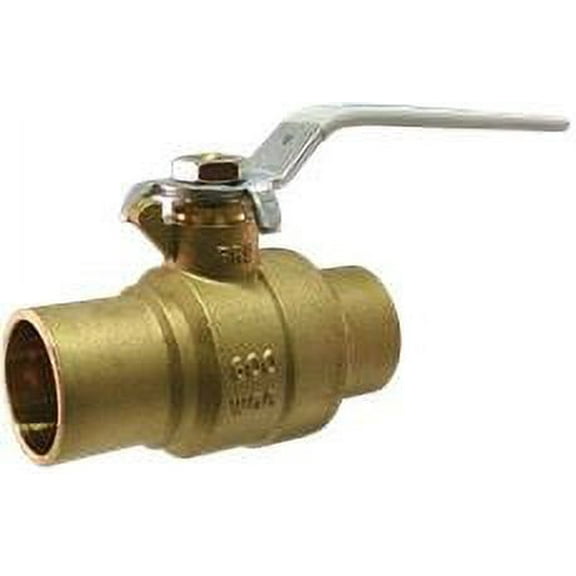 Hammond Full Port Brass Ball Valve Sweat, 1-1/2'', Lead Free