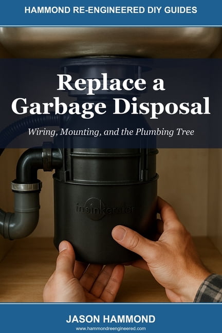 Hammond Re-Engineered DIY Guides Replace a Garbage Disposal: Wiring, Mounting, and the Plumbing Tree, Book 9, (Paperback)