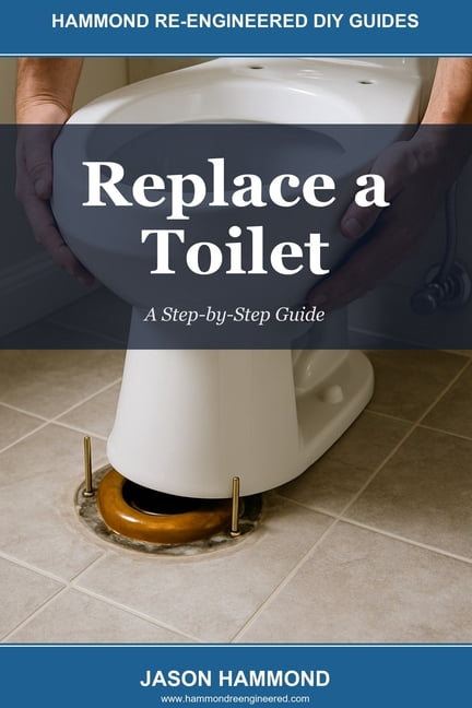 Hammond Re-Engineered DIY Guides Replace a Toilet: A Step-by-Step Guide, Book 1, (Paperback)