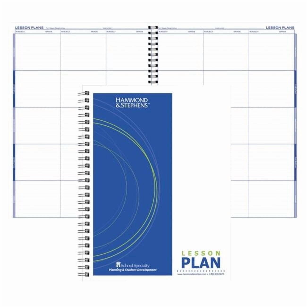 Hammond & Stephens 1473701 6 Subject Duplicate 40 Week Class Lesson Book - 9.25 x 12.25 in.