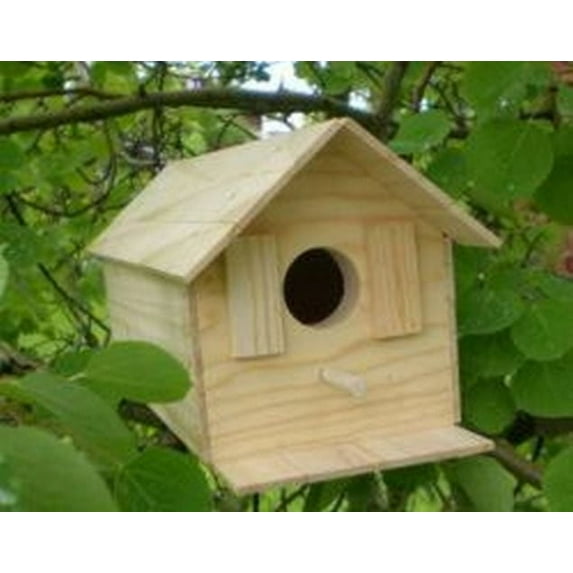 Hammond Toys Wood Bird House Kit Complete With Nails, 1 Count, Build it Yourself