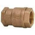 thumbnail image 1 of Hammond Valve Spring Loaded In Line Check Valve, Threaded Brass 1 In. Fip, Lead Free, 1 of 1