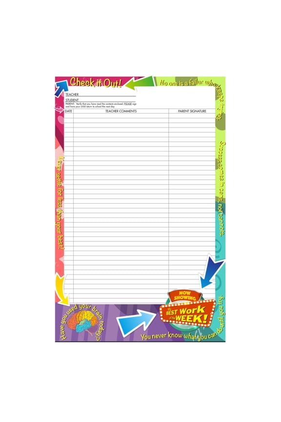 082124 Tyvek My Best Work School And Homework Envelope - Pack 100