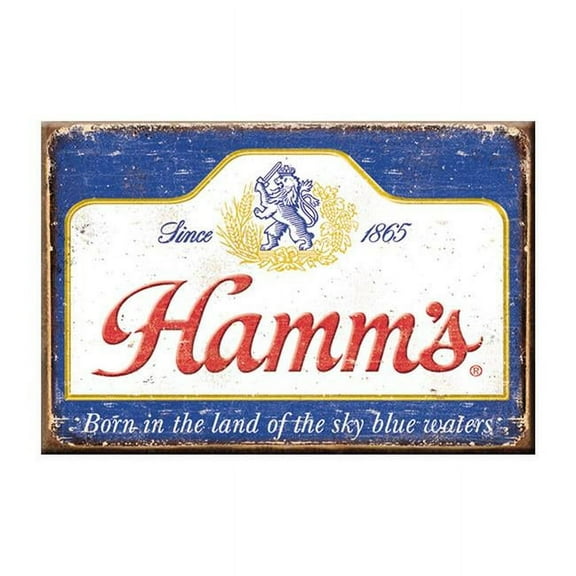 Hamms 46850 Hamms Distressed Logo Magnet