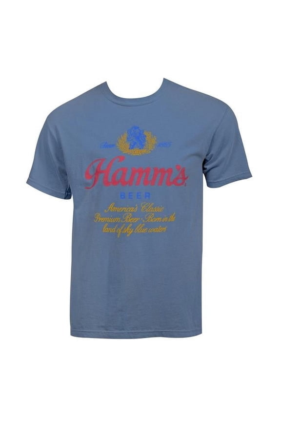 Hamms 804181-M Hamms Beer Vintage Garment Wash T-Shirt - Medium