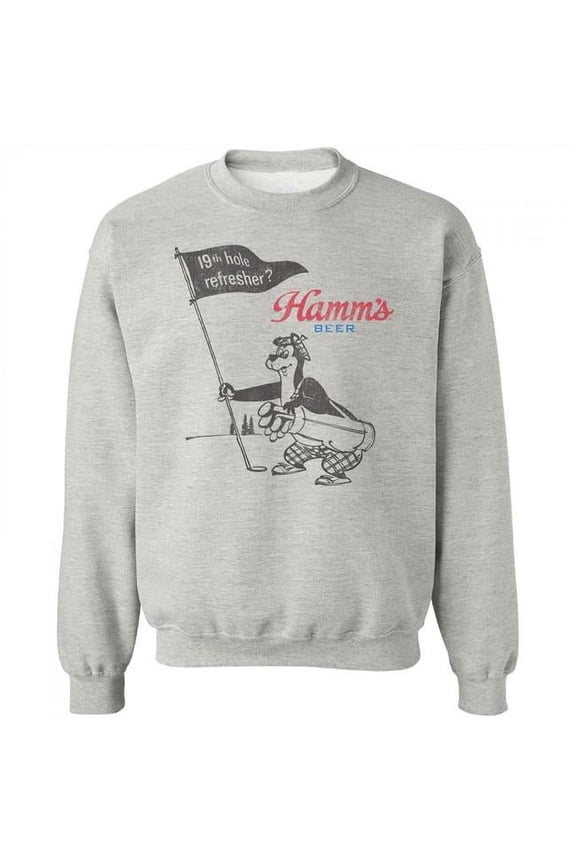 Hamm's Beer 19th Hole Golf Crewneck Sweatshirt-3XLarge