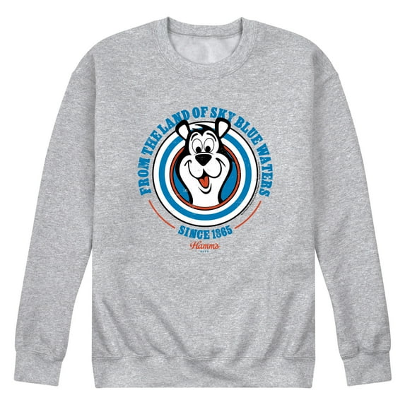 Hamms - Americas Favorite Beer Hamms - Men's Crew Fleece Sweatshirt