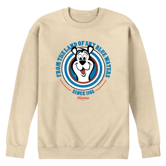 Hamms - Americas Favorite Beer Hamms - Men's Crew Fleece Sweatshirt