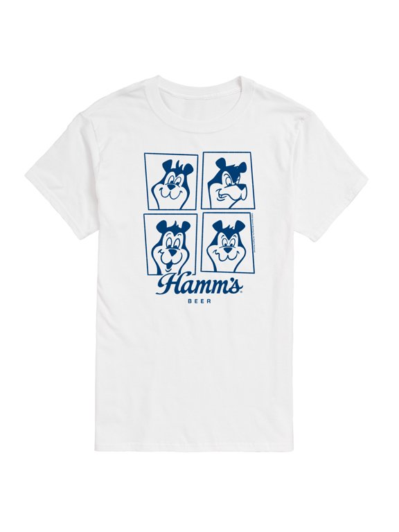 - Bear Face Grid Men's Short Sleeve Graphic T-Shirt