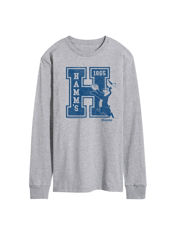 Hamms - Letterman Men's Long Sleeve Graphic T-Shirt