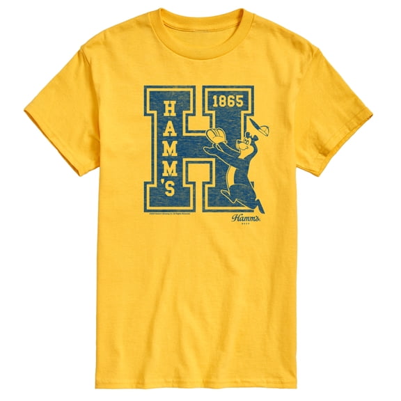 Hamms - Letterman - Men's Short Sleeve Graphic T-Shirt