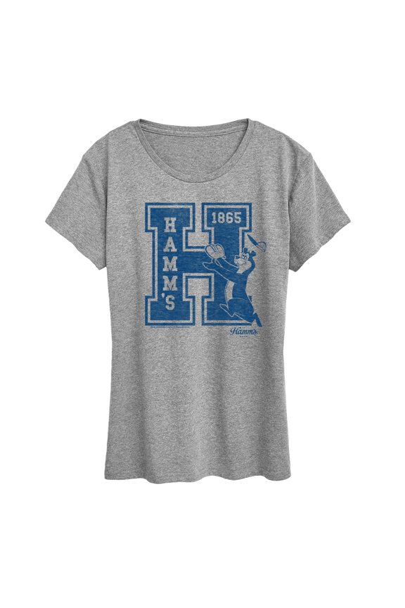 Hamms - Letterman - Women's Short Sleeve Graphic T-Shirt