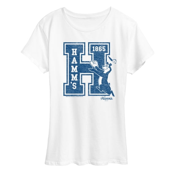 Hamms - Letterman - Women's Short Sleeve Graphic T-Shirt