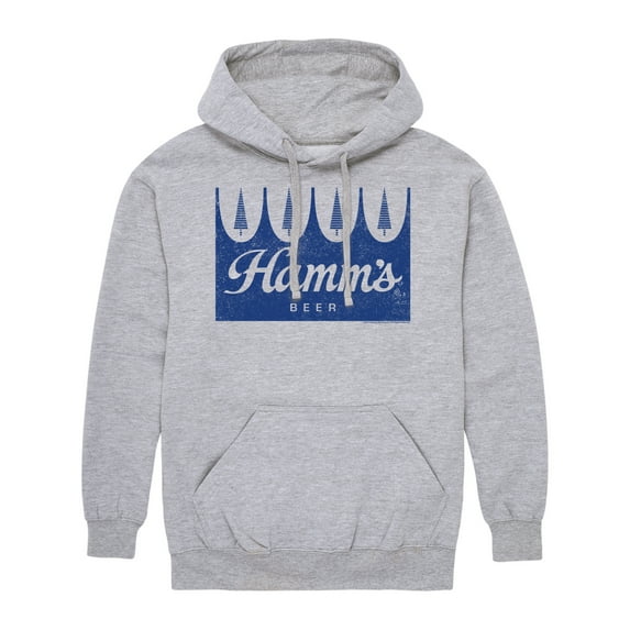 Hamm's - Navy Crown Logo - Men's Fleece Pullover Hoodie