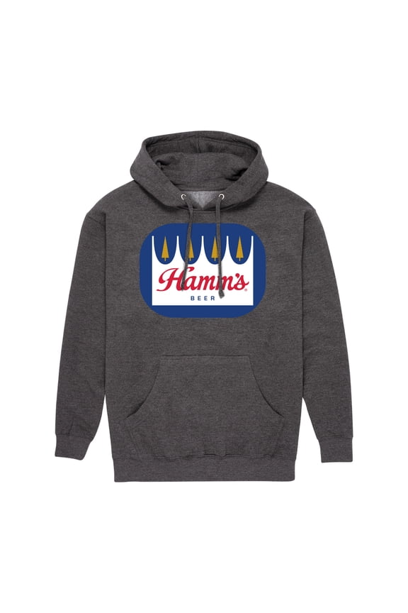 - Rounded Logo - Men's Fleece Pullover Hoodie
