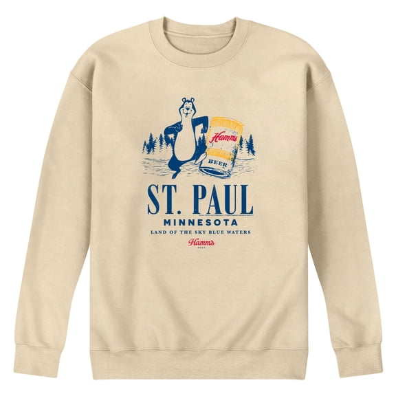 Hamms - St. Paul Minnesota - Men's Crew Fleece Sweatshirt