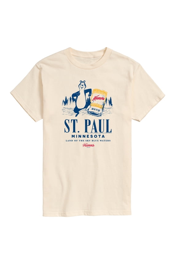 Hamms - St. Paul Minnesota - Men's Short Sleeve Graphic T-Shirt