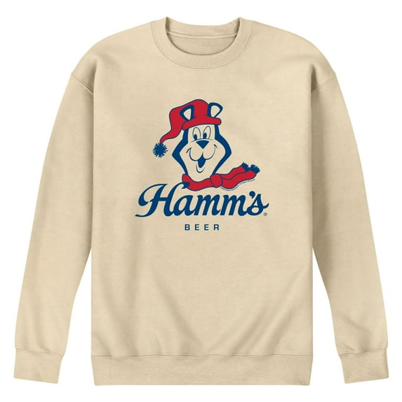 Hamms - Winter Hamms Bear - Men's Crew Fleece Sweatshirt
