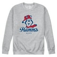 thumbnail image 1 of Hamms - Winter Hamms Bear - Men's Crew Fleece Sweatshirt, 1 of 4