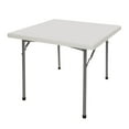 thumbnail image 1 of Hampden Furnishings Baldwin 36" X 36" Square Folding Table, Plastic/Steel, Grey, 1 of 6