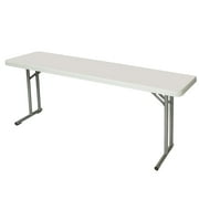 Hampden Furnishings Baldwin Collection 18" x 72" Folding Seminar Training Table, Grey