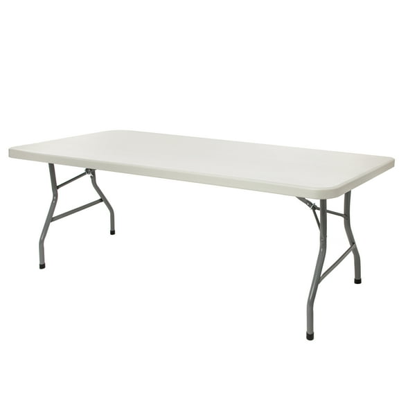 Hampden Furnishings Baldwin Collection 6 Foot Folding table, 30" x 72", Grey