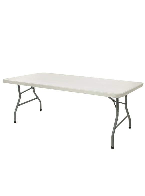 Hampden Furnishings Baldwin Collection 6 Foot Folding table, 30" x 72", Grey