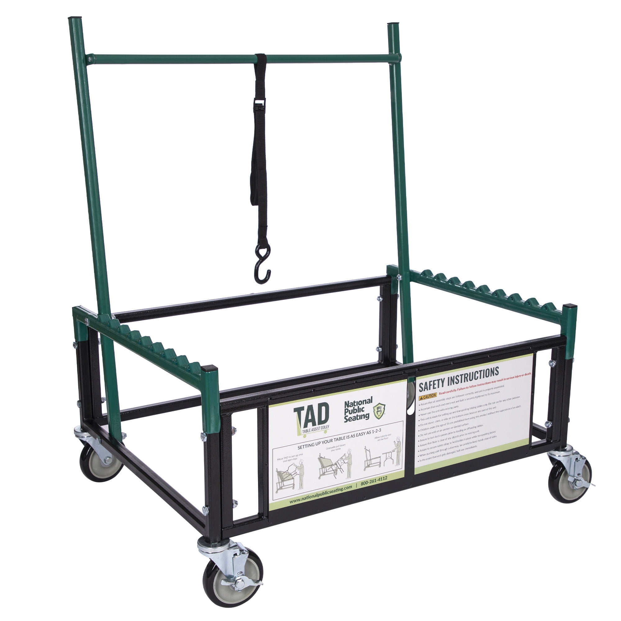 Hampden Furnishings Baldwin Table Assist Dolly, 1,000 lb Capacity