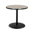 thumbnail image 1 of Hampden Furnishings Bennet Collection Steel Frame 36" Round Top, Round Base, 42" Height, Cafe Table, Black Frame/Grey Nebula Top, 1 of 5