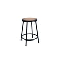 thumbnail image 1 of Hampden Furnishings Felix Collection 24-inch Steel Black Stool, AssemblyReady, 1 of 1