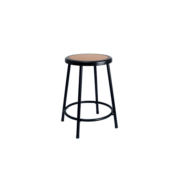 Hampden Furnishings Felix Collection 24-inch Steel Black Stool, AssemblyReady