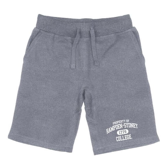 Hampden-Sydney College Property Shorts, Heather Grey - 2XL