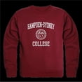 thumbnail image 1 of Hampden Sydney College Tigers Seal Crewneck Sweatshirt, Maroon - 2XL, 1 of 1