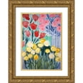 thumbnail image 1 of Hampe, Shelley 18x24 Gold Ornate Wood Framed with Double Matting Museum Art Print Titled - Wisps of Summer, 1 of 4