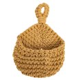 thumbnail image 1 of Mini Hanging Plant Basket with Cotton Rope, Multifunctional Wall Decor Hamper for Indoor and Outdoor Use, 1 of 6