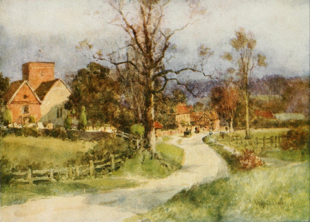 Hampshire 1913 Upton Grey Canvas Art - Wilfrid Ball (18 x 24)