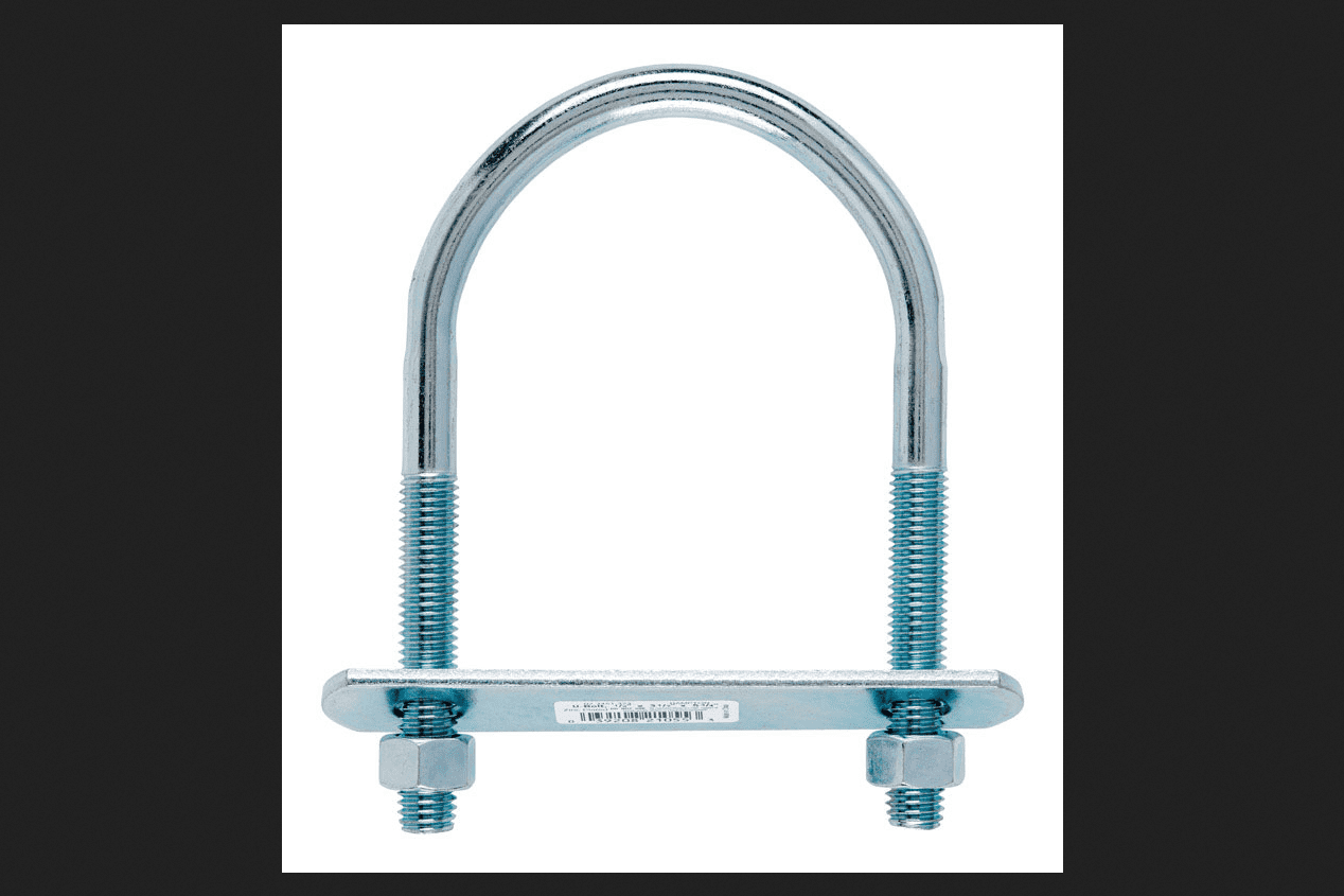 Hampton 1/2 in. X 3-1/2 in. W X 5-3/4 in. L Coarse Zinc-Plated Steel U-Bolt