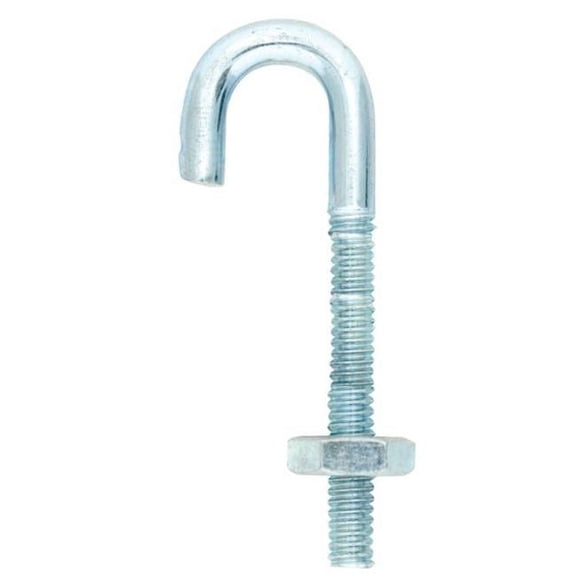 Hampton 02-3459-852 J-Bolt Wing Hook Nut 0.218 x 2.13 in. - pack of 10