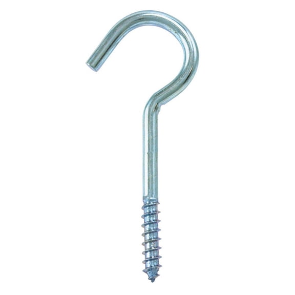 Hampton Ceiling Hook 0.225" 0.225" 15/16" 1-1/4" Thread 80 Lb Stl Pack of 20