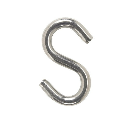 Hampton 02-3484-345 S Heavy Curved Stainless Steel Hook  0.299 x 2.50 in. - pack of 20