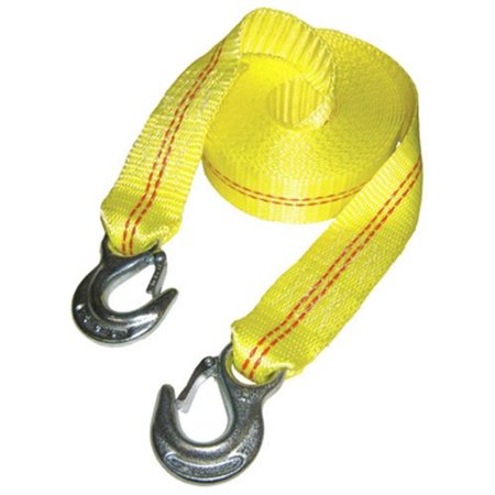 Hampton 02825 25 Ft Tow Strap W/hooks