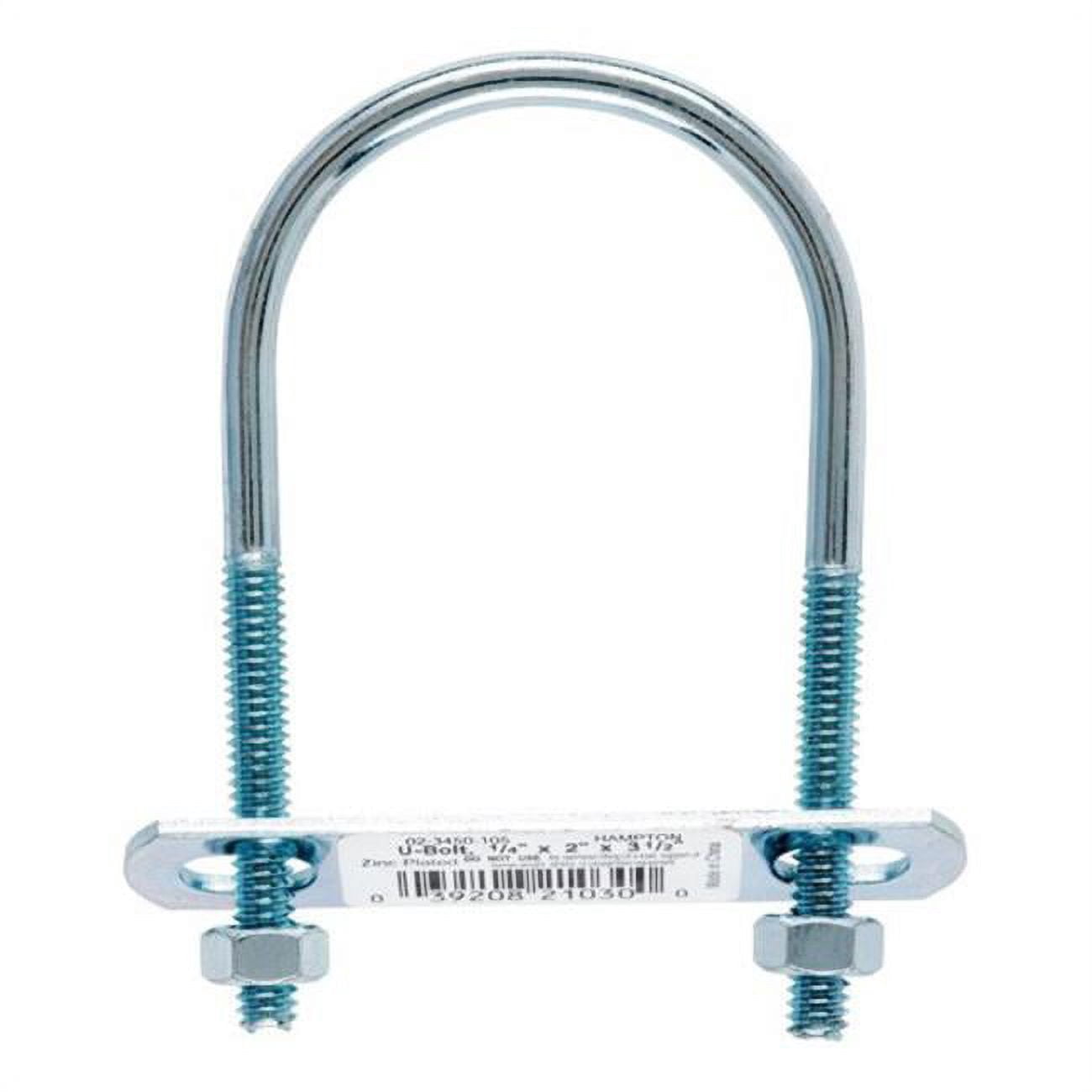 BOLT U 1/4"X2"X3-1/2"