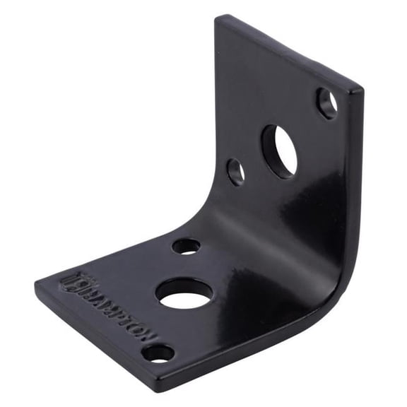 Hampton 5038756 1.5 x 1.65 x 0.125 in. Steel Inside & Outside Brace, Black