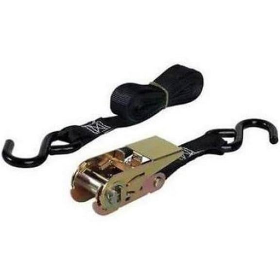 Hampton 10 ft. Ratchet Tie Down - Black - 10 ft.