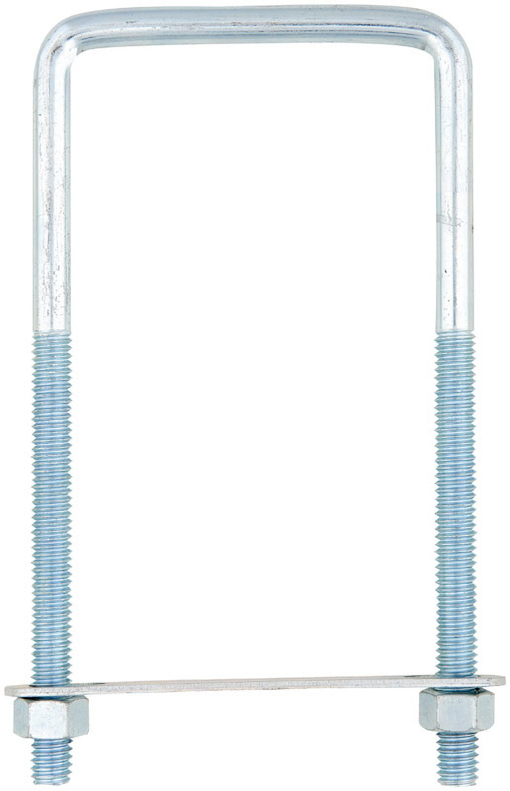Hampton 3/8 in. X 3-5/8 in. W X 7 in. L Coarse Zinc-Plated Steel Lumber Size Square Bend U-Bolt Hampton 3/8 in. X 3-5/8 in. W X 7 in. L Coarse Zinc-Plated Steel Lumber Size Square Bend U-Bolt