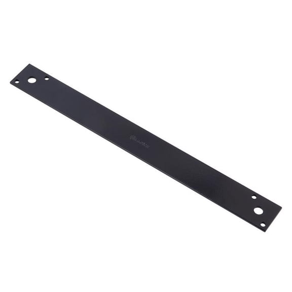 Hampton 5038525 14 x 1.5 x 0.125 in. Steel Strap Brace, Black